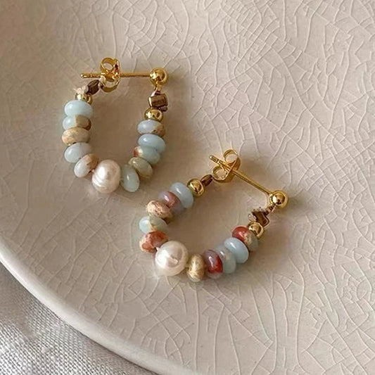 Natural Stone Earrings